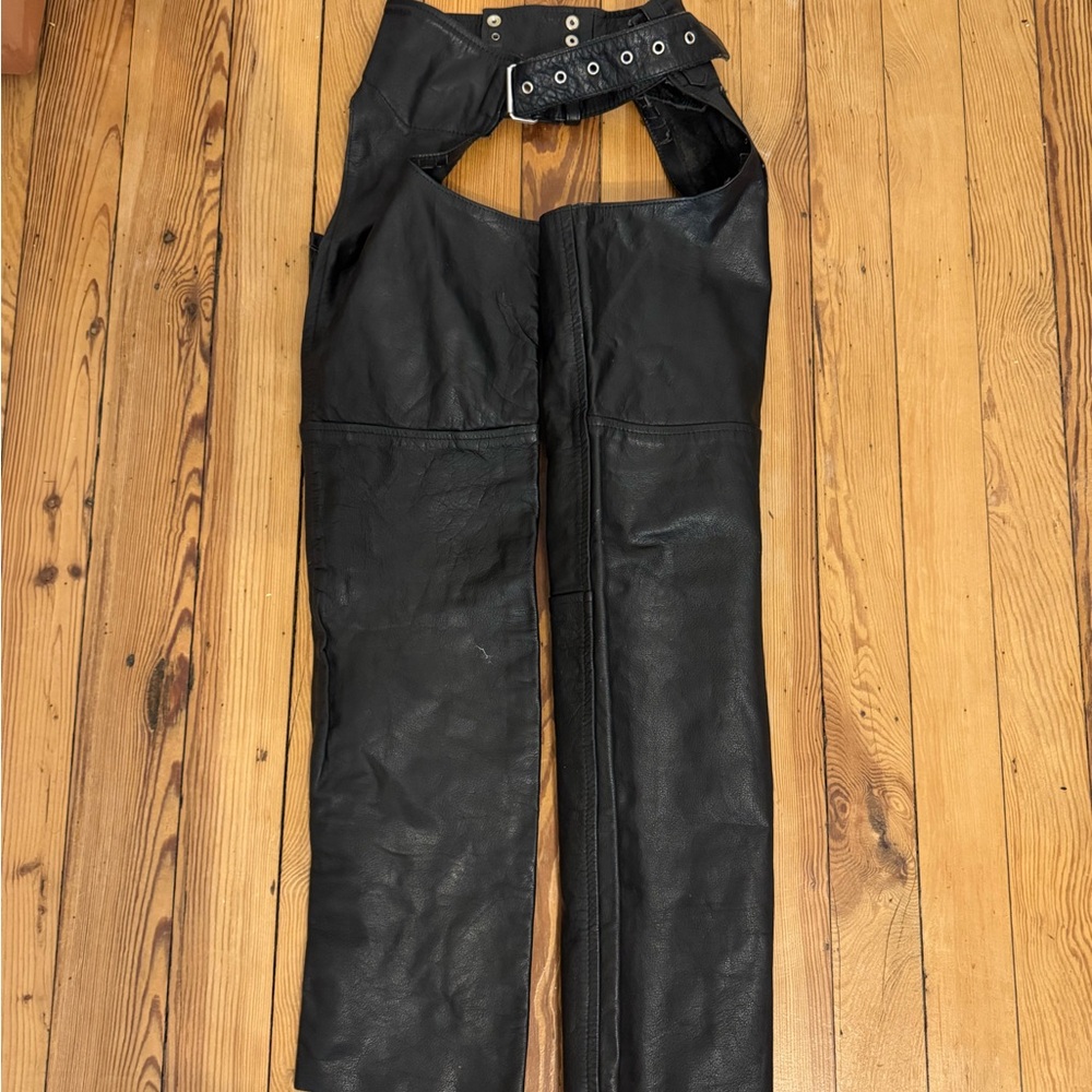 Black Leathr Chaps